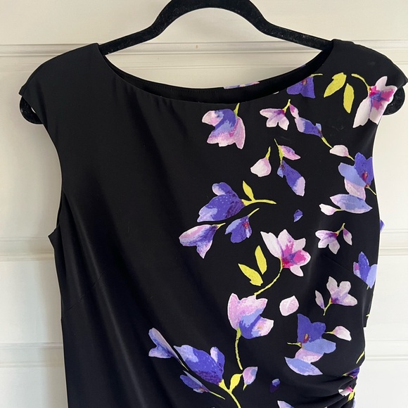 Floral Black Dress - Picture 3 of 4